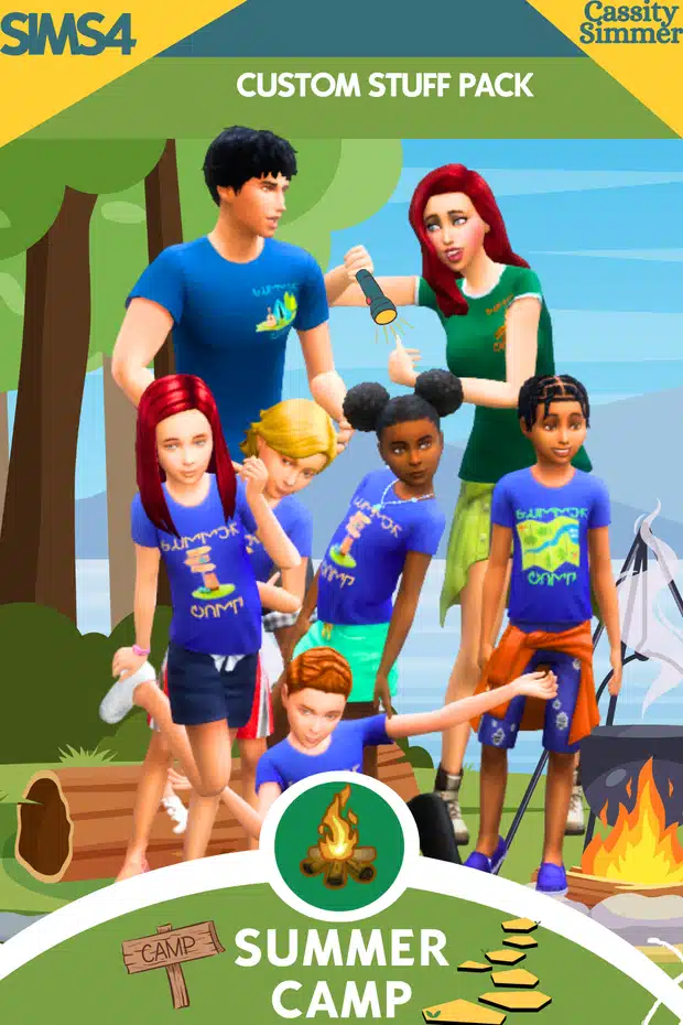 Sims 4 Summer Camp Custom Game Pack