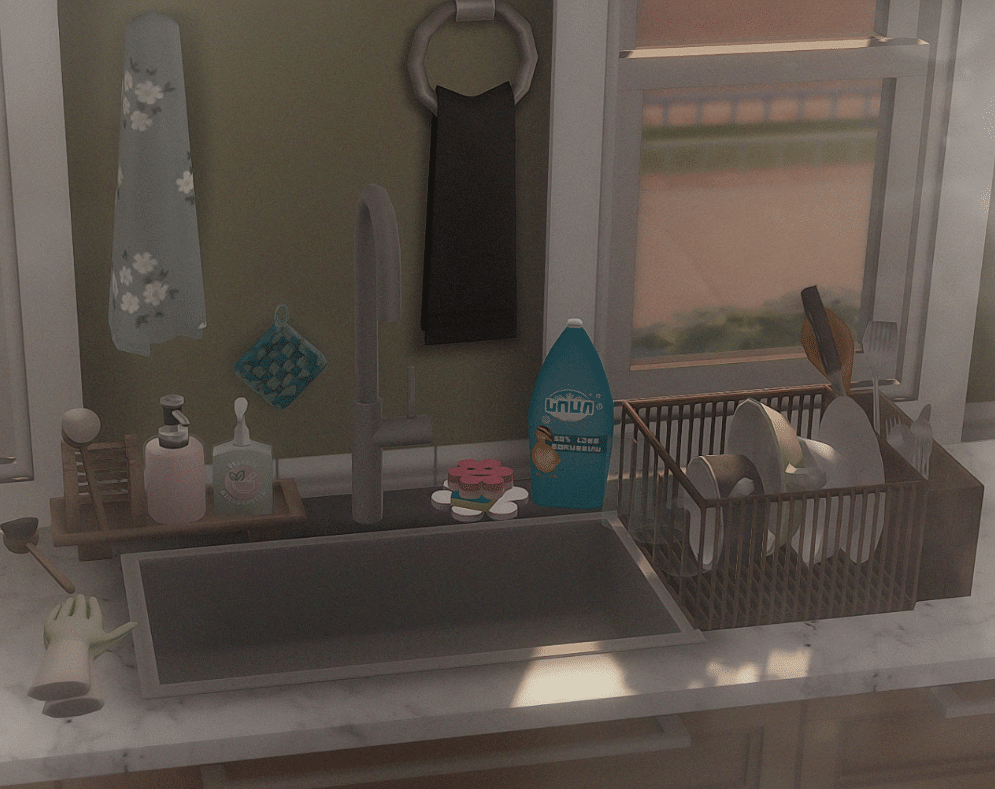 Sink Clutter Set by Kouukie