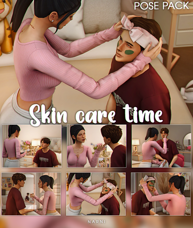 Skin care time Pose Pack by Narni