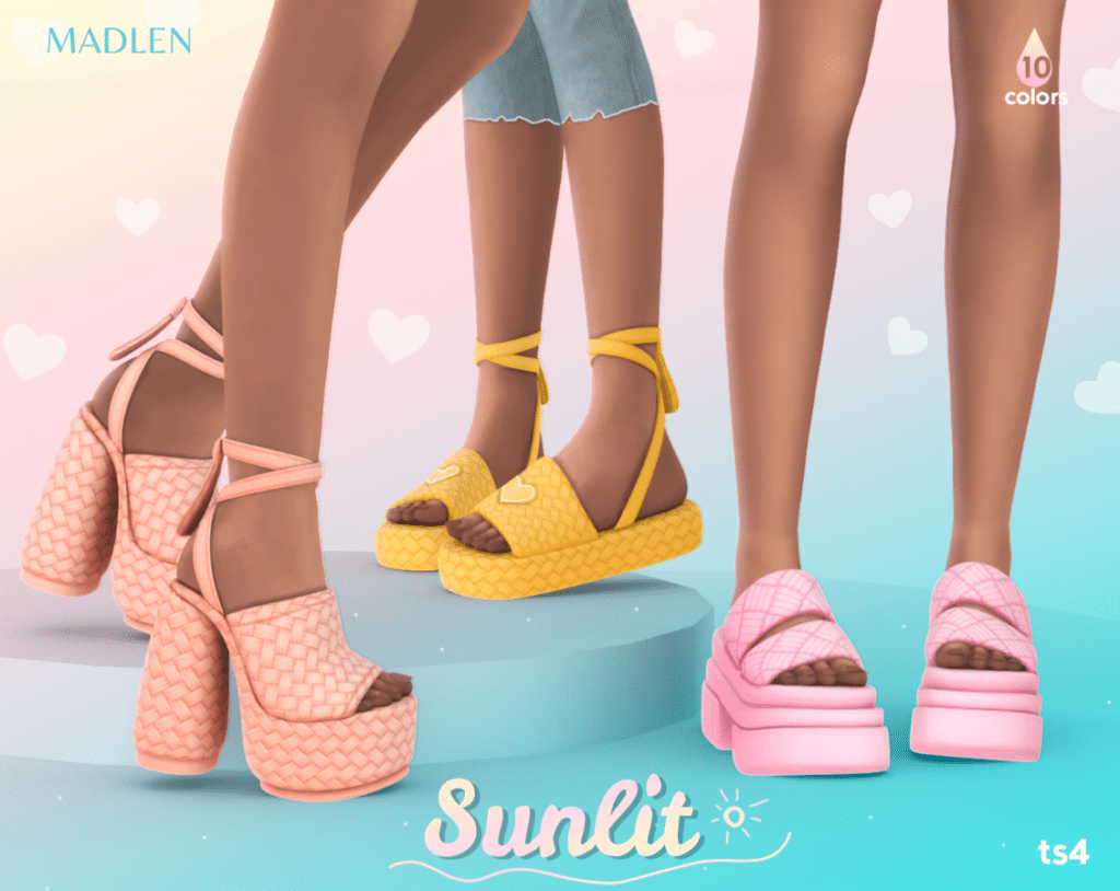 Sunlit Shoe Set by madlensims