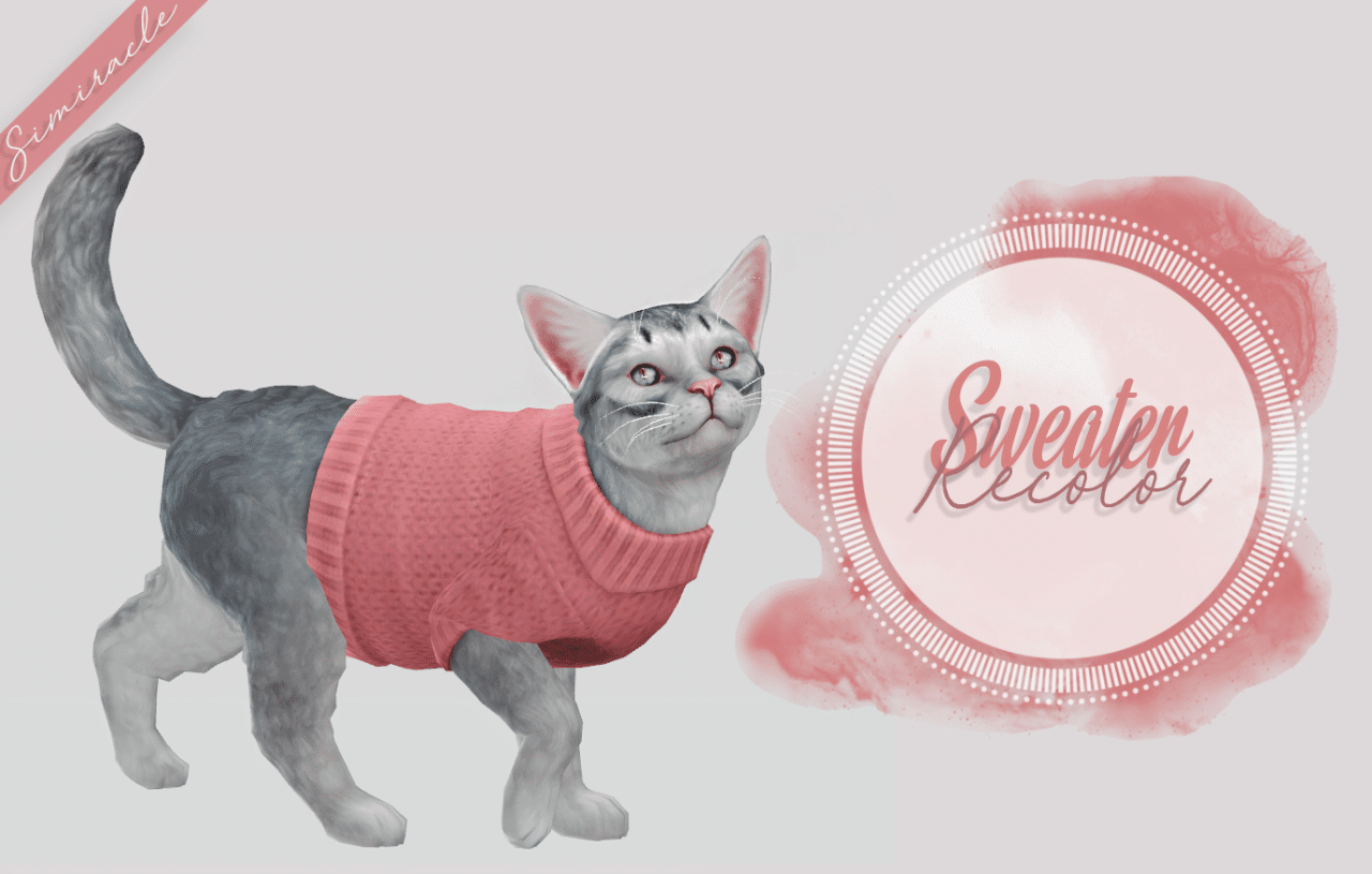 Sweater Recolor - Cats