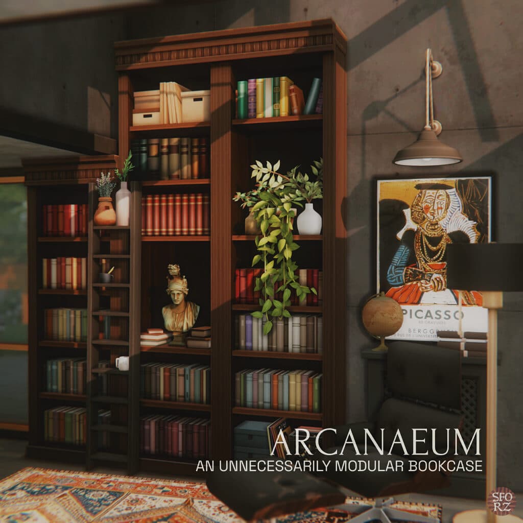 Arcanaeum — modular bookcase by sforz