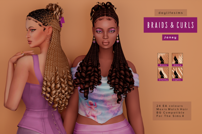 Braids & Curls – Janey Hair [MM]