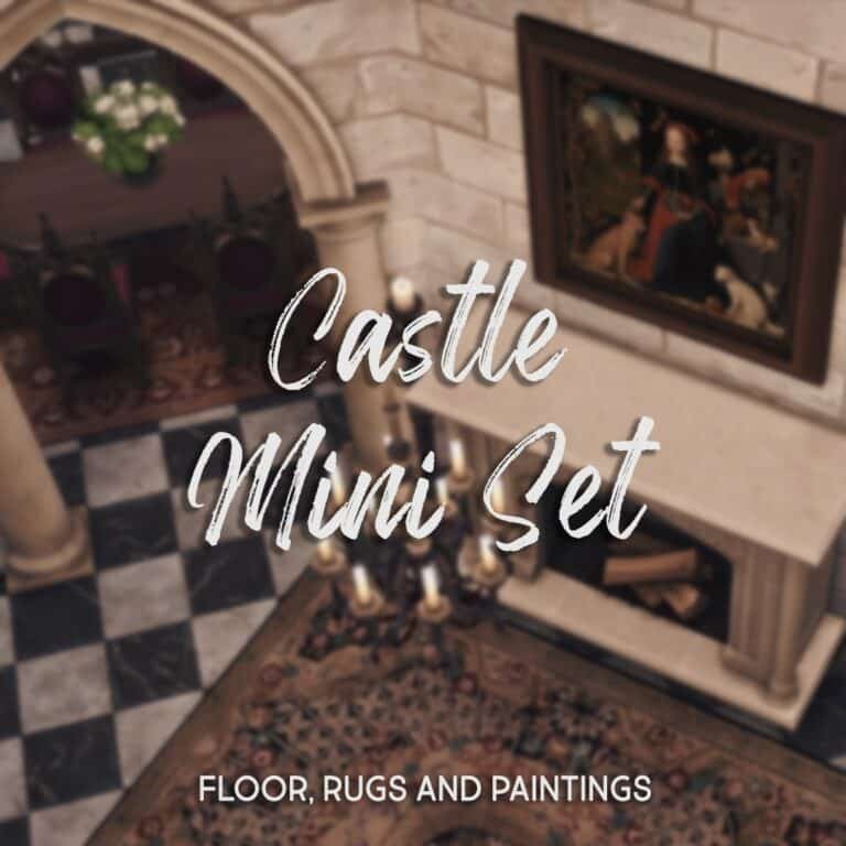 Castle Mini Set ( Floors/ Painting/ Rug ) [MM]