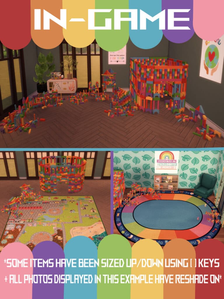 Donut Co. Preschool Playset by noideabutsims