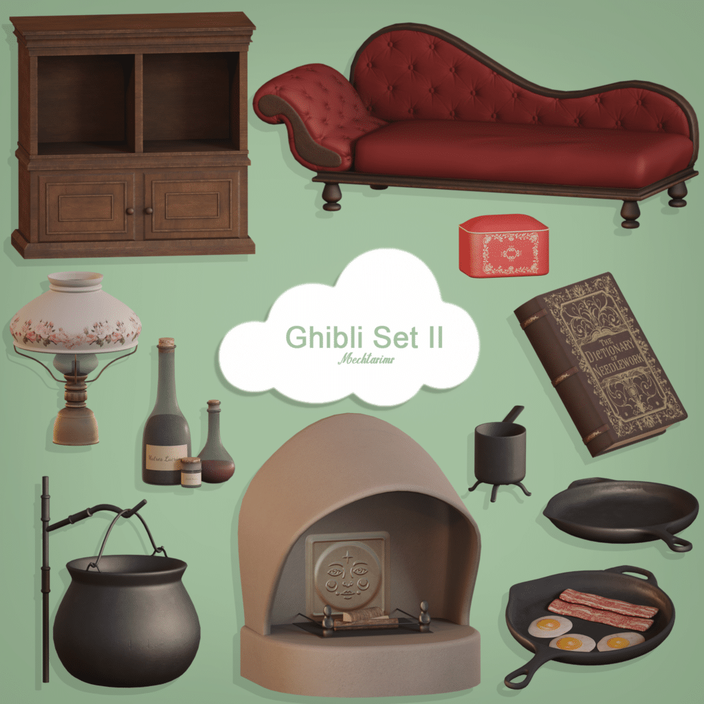 Ghibli Set II by mechtasims