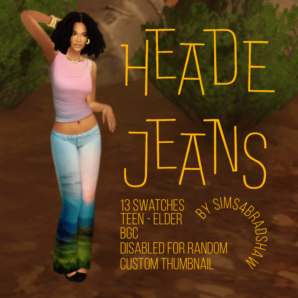 Heade Jeans by sims4bradshaw