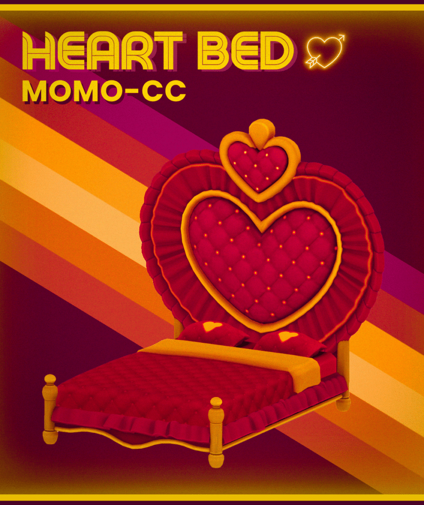 Heart Bed by momo-cc