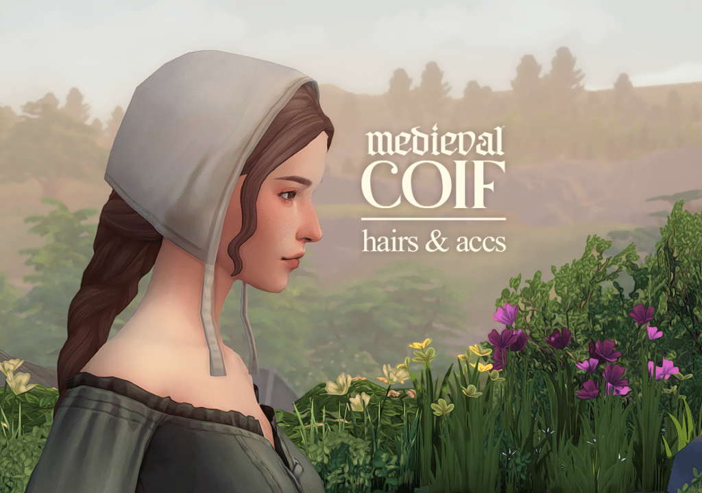 Medieval Coif ~ Mini Set by lunamoth