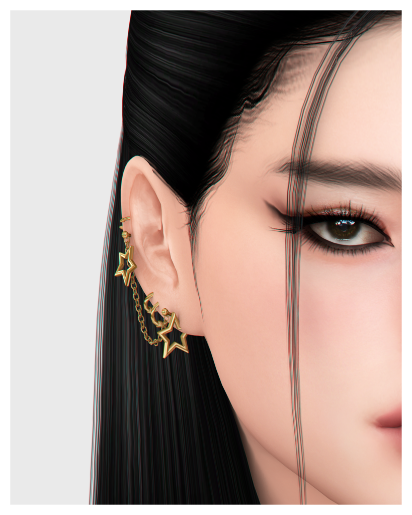 Neelie Ear Piercings by backtrack-cc