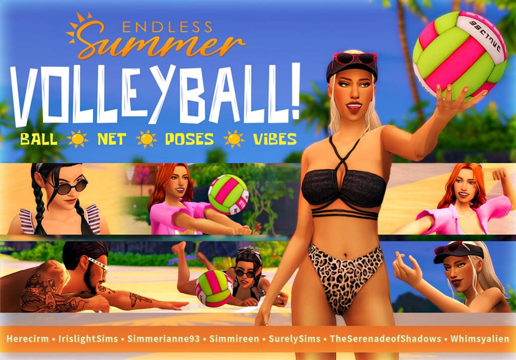 Pose Pack - Endless Summer Volleyball!