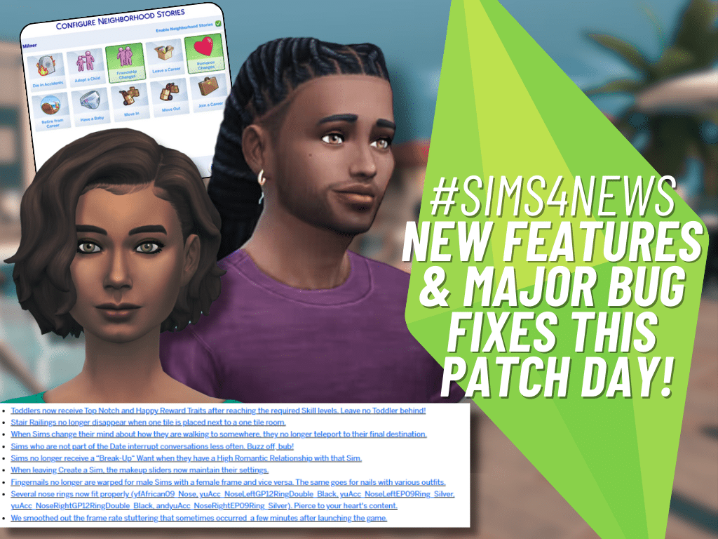 SnootySims Patch Day July 23 2024