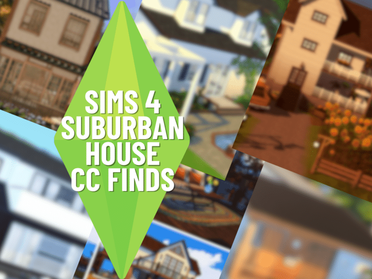 Sims 4 Suburban House CC Packs You Need to Have