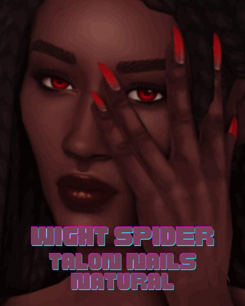 Talon Nails Natural by wightspider07