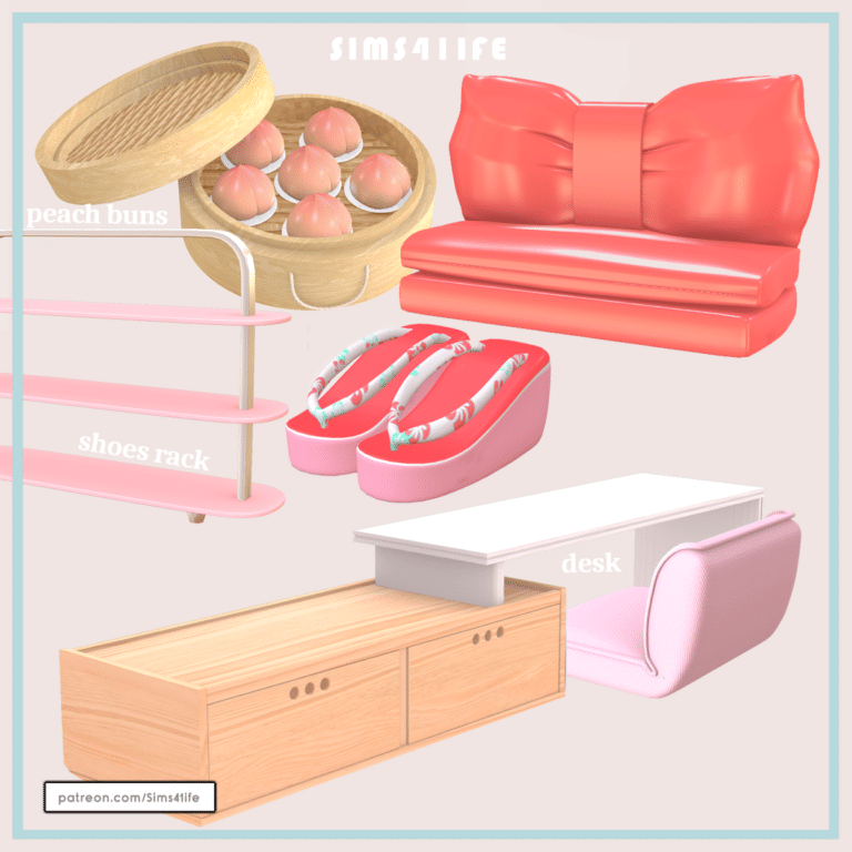 Teru Set ( Desk/ Chair/ Sofa/ Shoes/ Shoe Rack/ Food Decor) [Alpha]