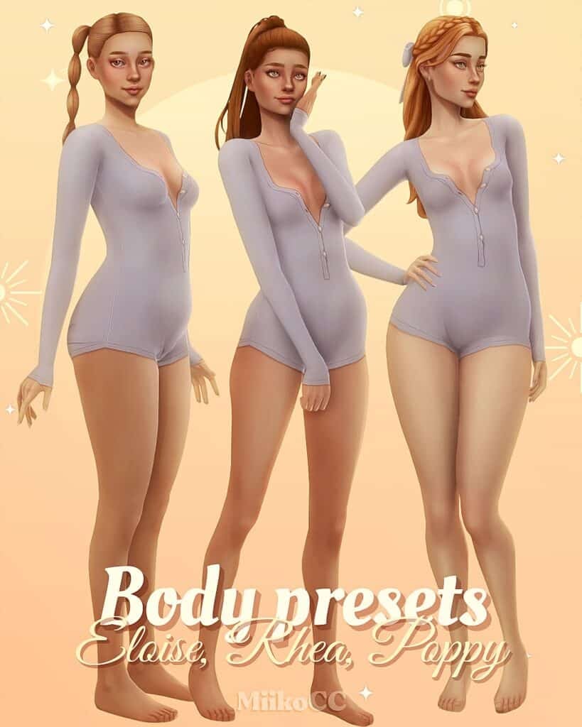 Body Presets Set by miikocc