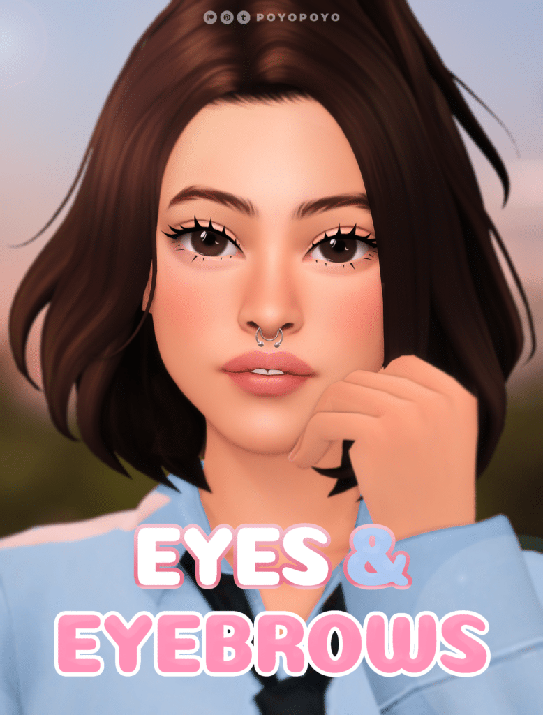 Eyes & Eyebrows Set by PoyoPoyo