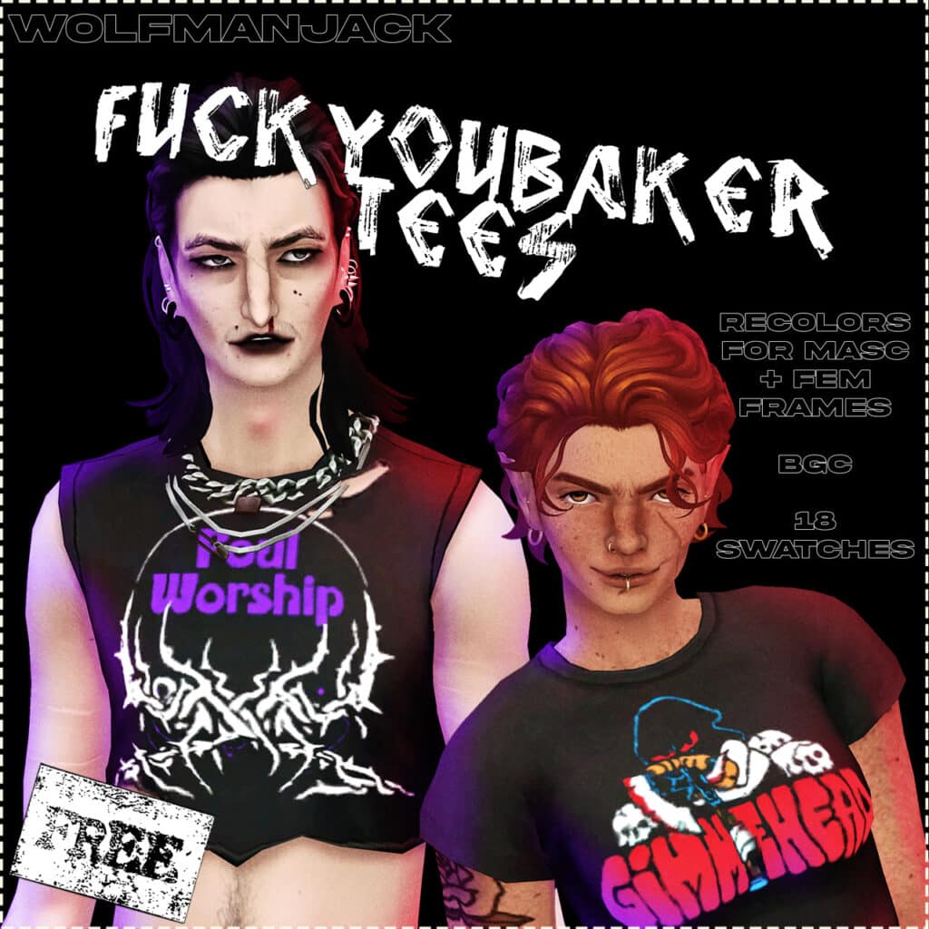 FYouBaker Tees by wolfmanjacksims