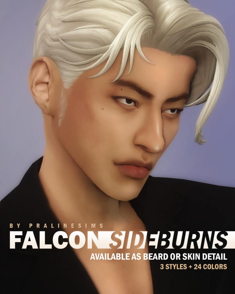 Falcon Sideburns by pralinesims