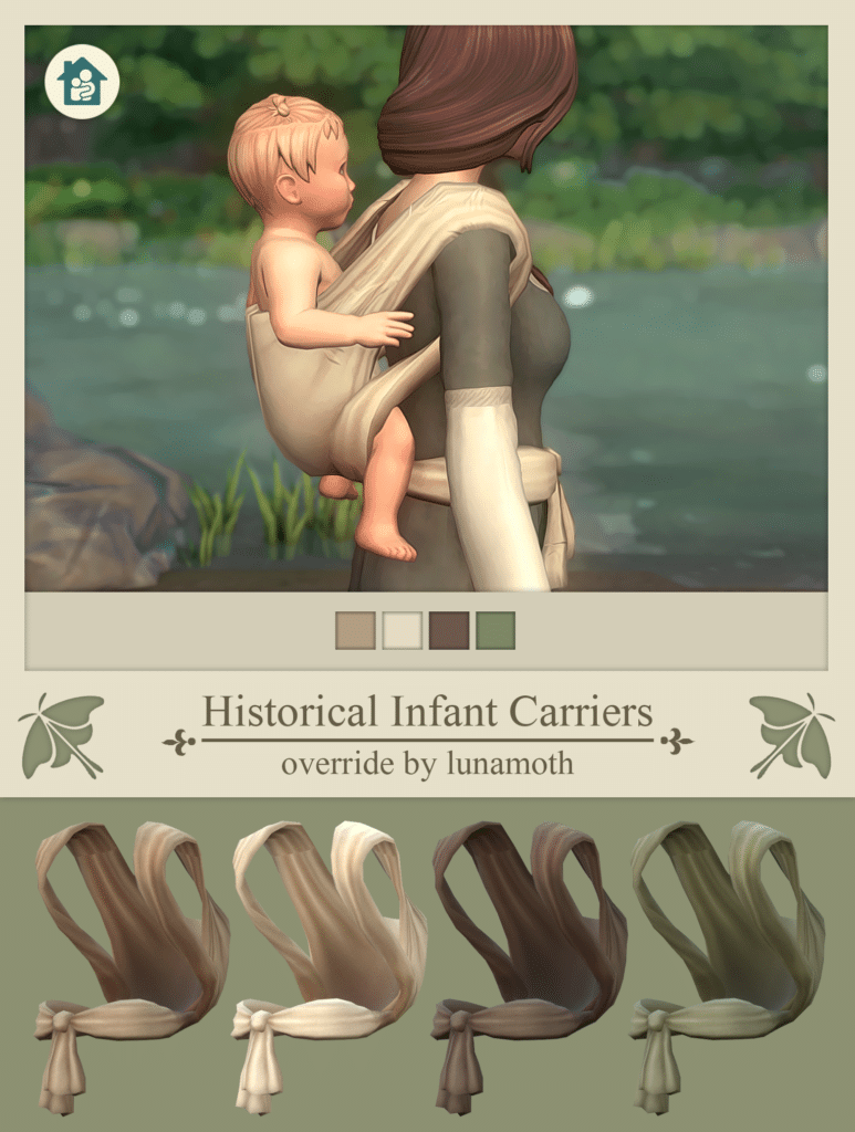 Historical Infant Carriers by lunamoth