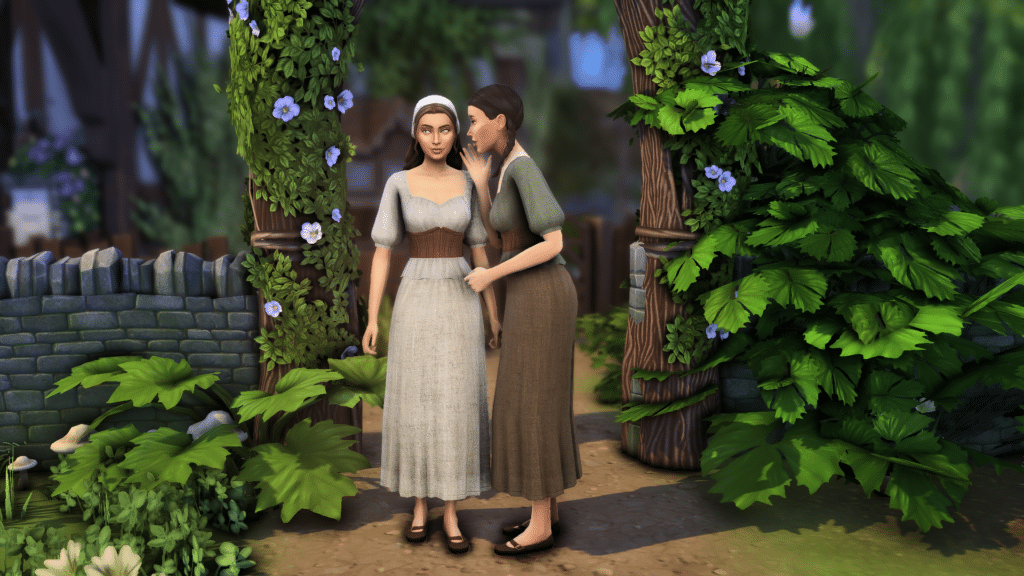 Medieval Country Dress and Shoes by Gametastisch