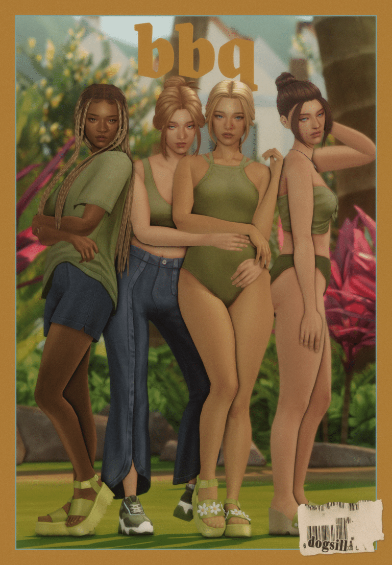 The BBQ Pack ( Hair/ Tops/ Bottoms/ Swimsuit) [MM]