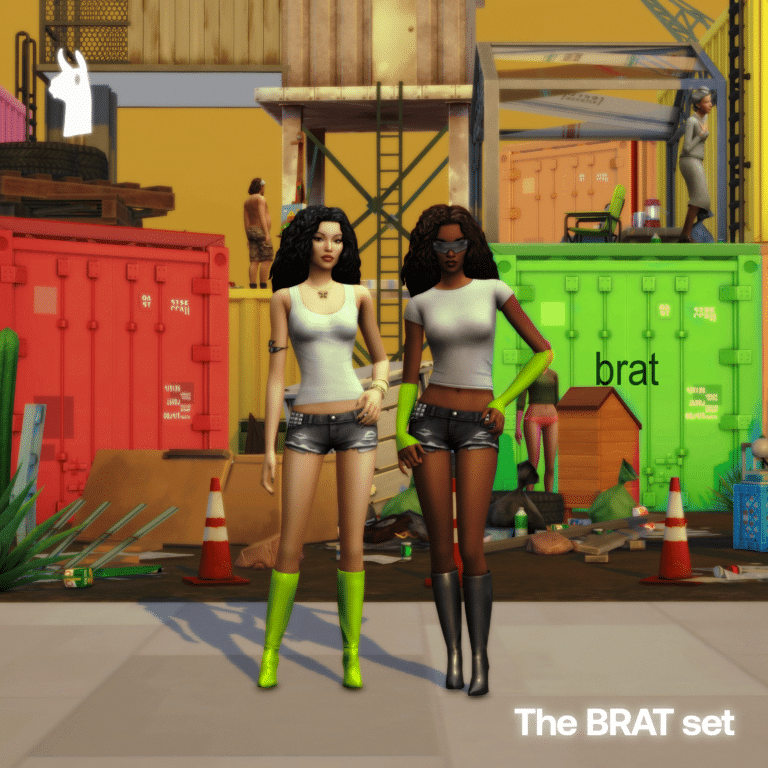 The BRAT Set ( Tops/ Bottom/ Eyeliner/ Shoes/ Gloves ) [MM]