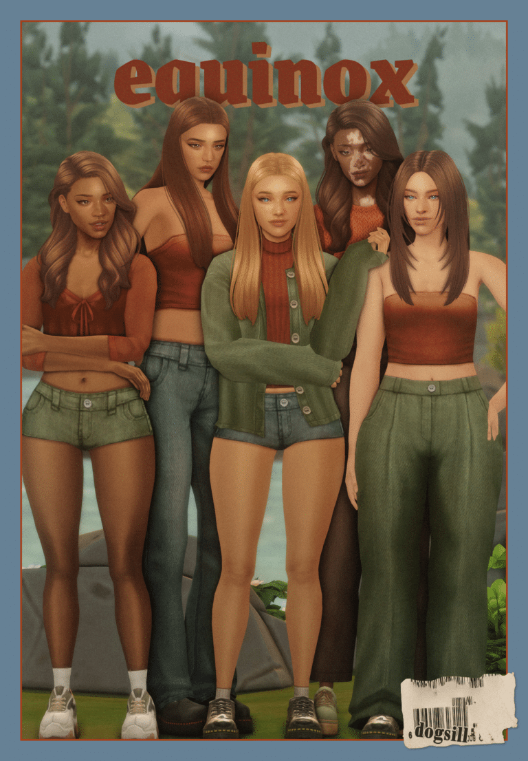 The Equinox Pack ( Hair/ Tops/ Accessory Top/ Pants/ Shorts ) [MM]
