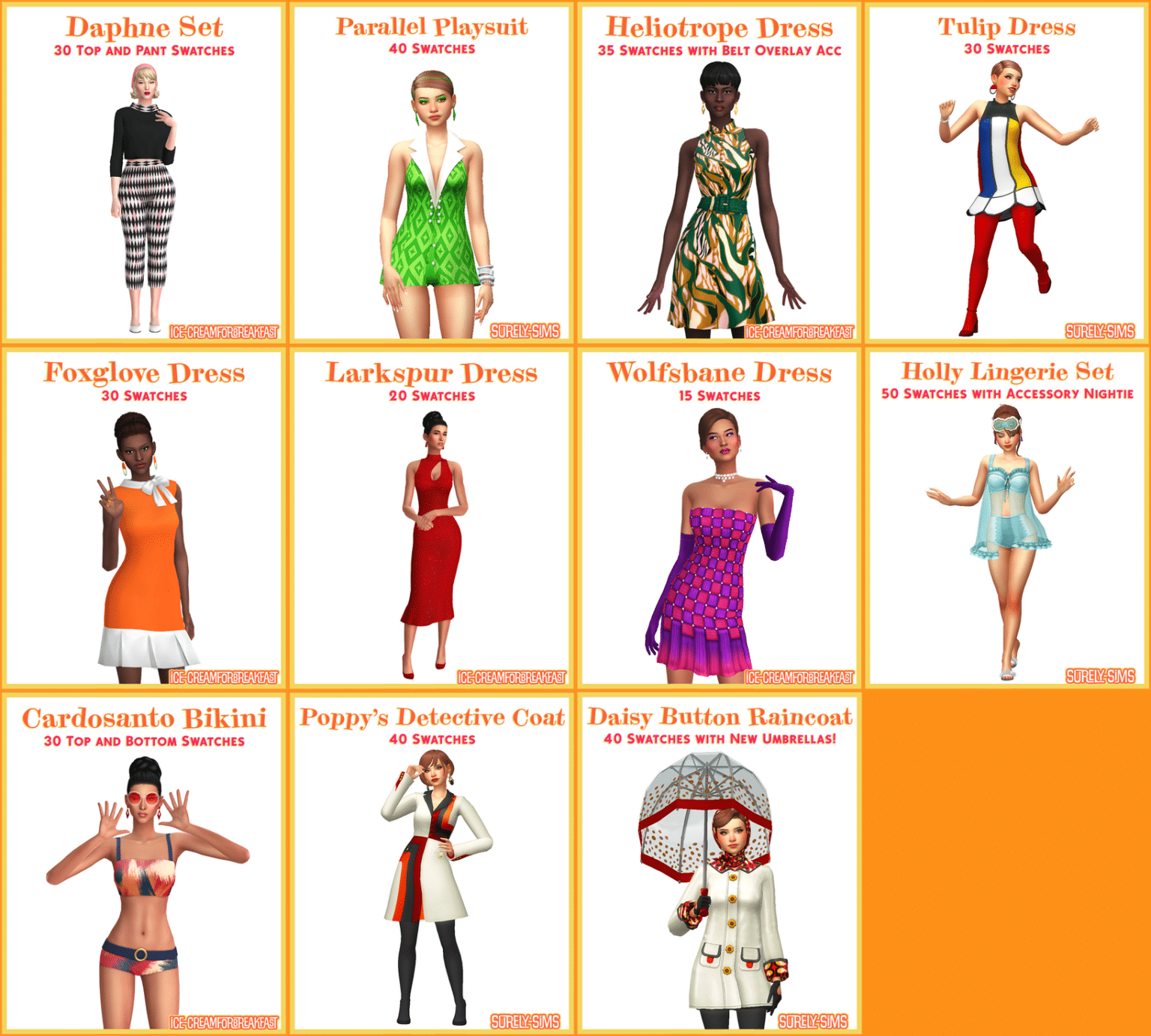 The Poppy Collection - A Super Sexy 60's Secret Spy Set! — SNOOTYSIMS