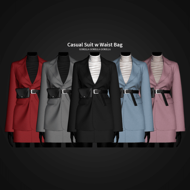 Casual Suit with Waist Bag [Alpha]