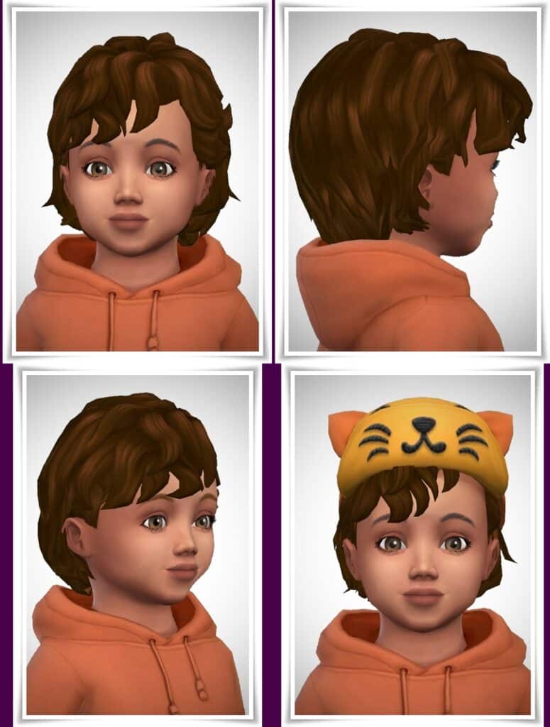 Curly Bangs Toddler