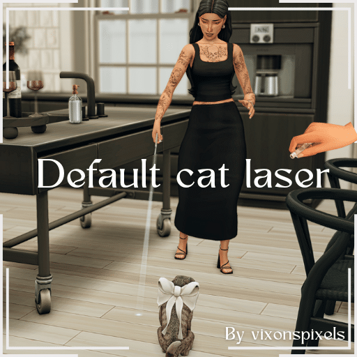 Default Cat Laset by vixonspixels