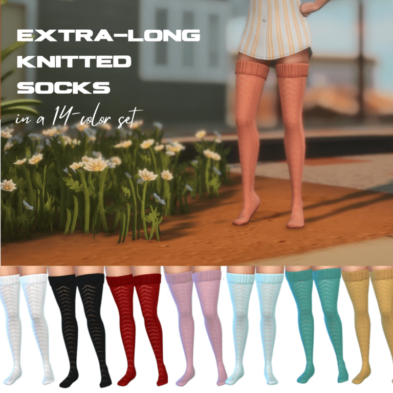 Extra-Long Knitted Socks [MM]