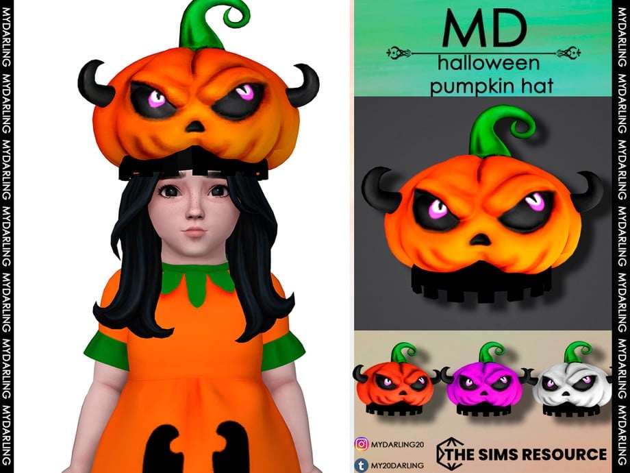 Halloween Pumpkin Hat