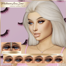 Luxury Lashes Vol.1 by platinumluxesims