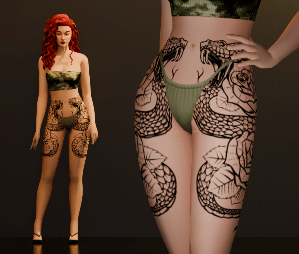 SNOOTYSIMS Floral N2 1