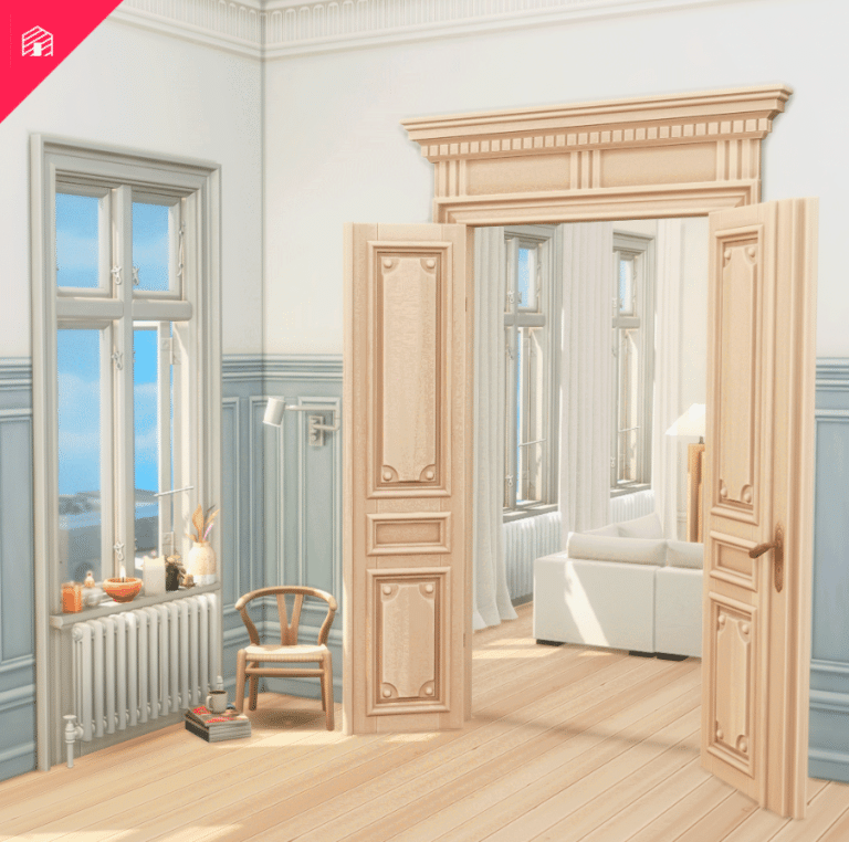 The Apartment Copenhagen – Part 1 ( Window/ Door/ Painted Wall/ Panelled Walls/ Ceiling Paint/ Floor ) [MM]