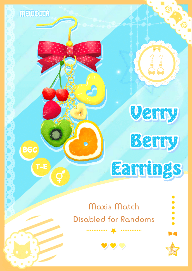 Verry Berry Earrings [MM]