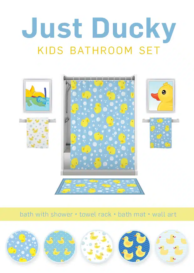 Just Ducky Kids Bathroom Set