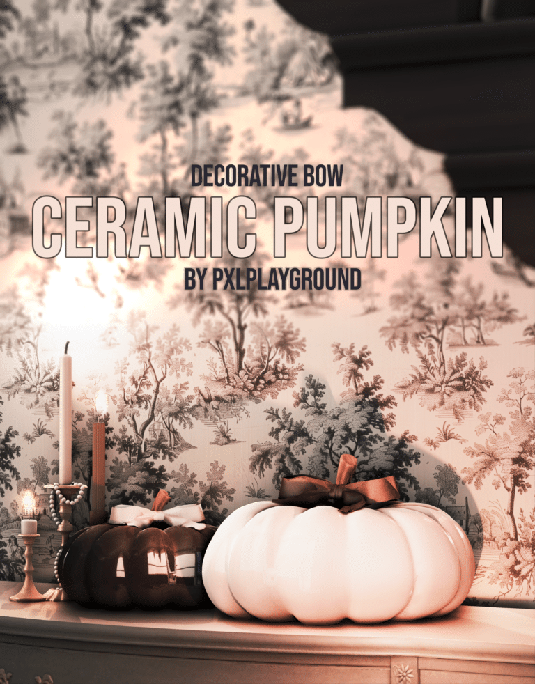 Bow Ceramic Pumpkin [Alpha]