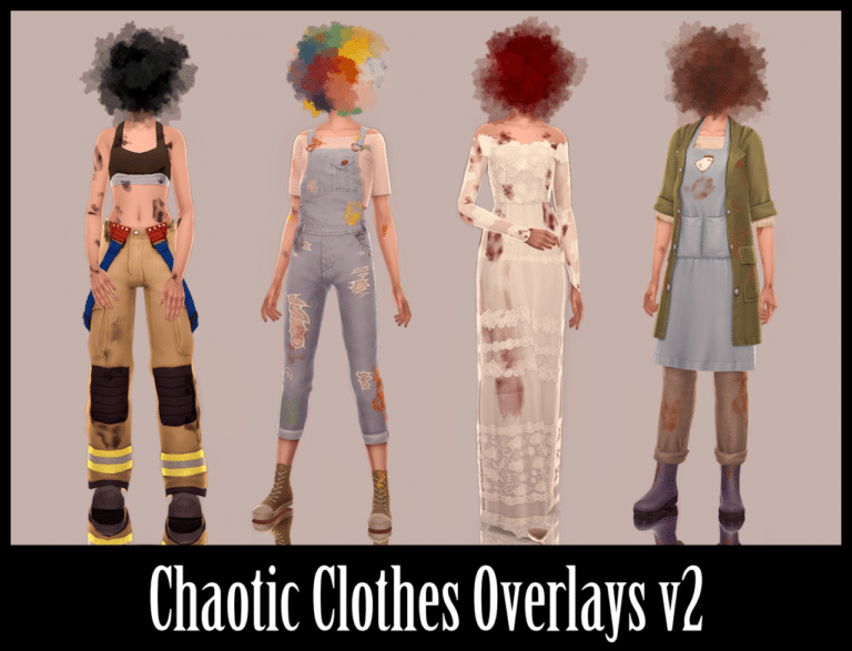Chaotic Clothes Overlays V2 [MM]