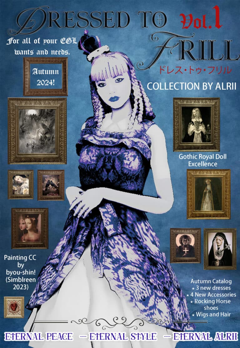 Dressed to Frill Set ( Dress/ Hat/ Shoes/ Headdress/ Hair ) [MM]