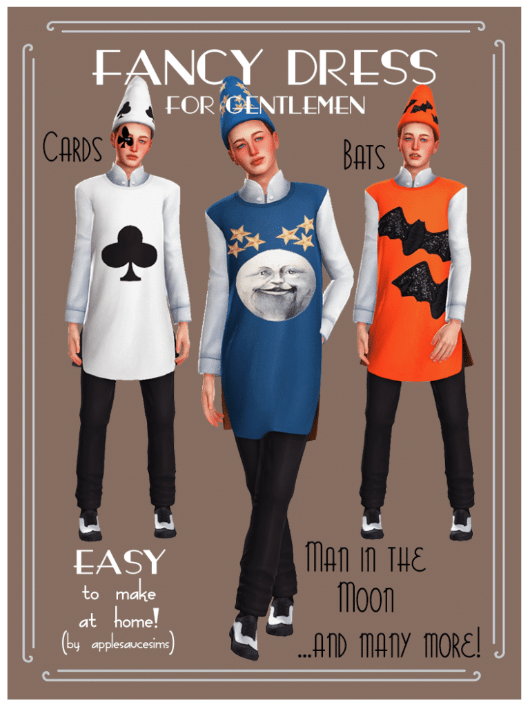 Fancy Dress for Gentlemen by applesaucesims