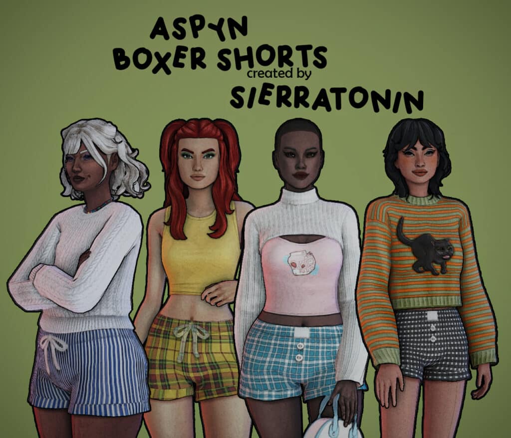 Aspyn Boxer Shorts by sierratonin