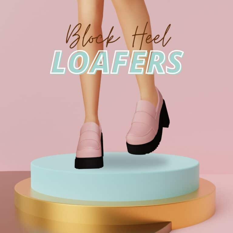 Block Heel Loafers [MM]