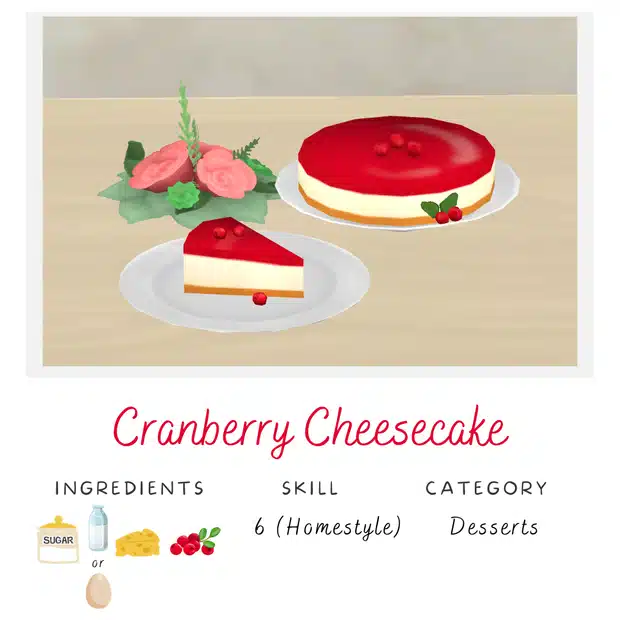 Cranberry Cheesecake