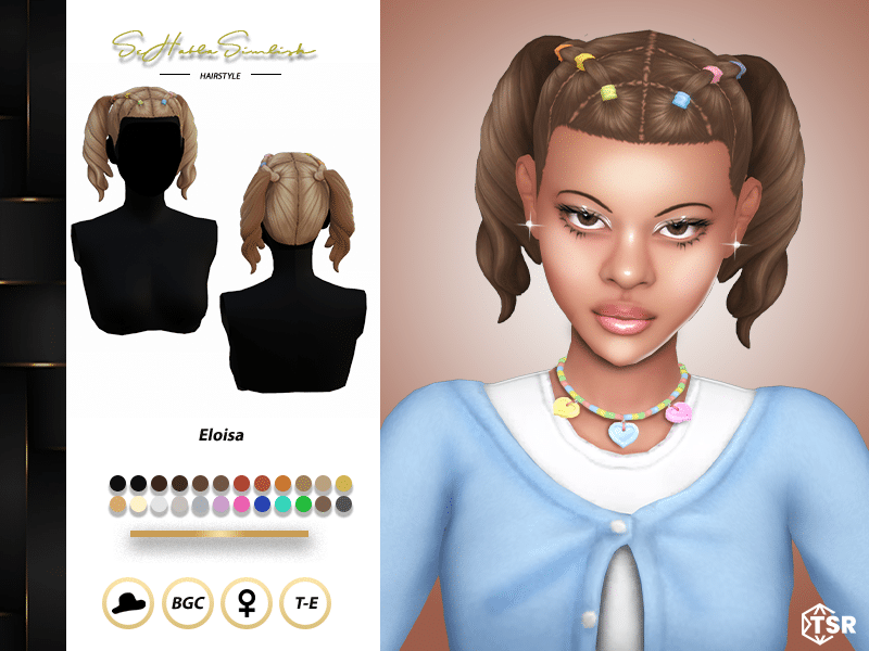 Eloisa Hairstyle by sehablasimlish