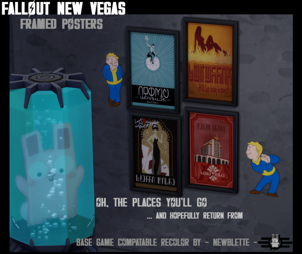 Fallout New Vegas Framed Posters