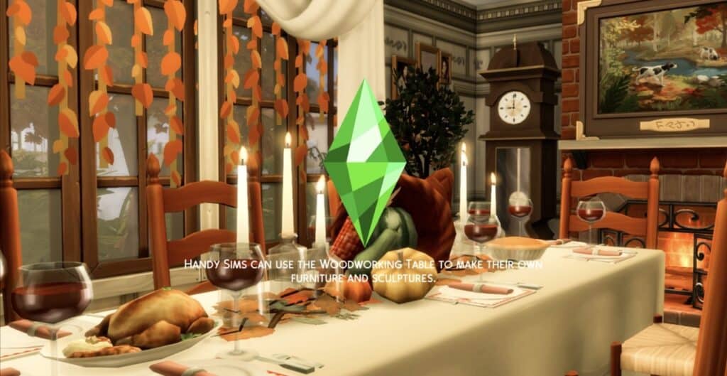 Harvestfest Dinner Table Loading Screen