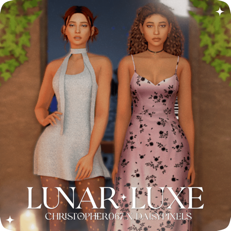 Lunar Luxe Collection ( Dress/ Tights/ Accessories/ Earrings/ Nails/ Heels/ Necklace ) [MM]
